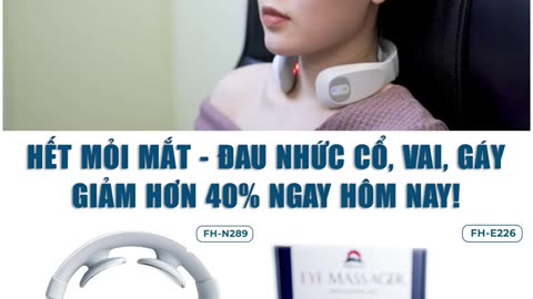 MÁY MASSAGE MẮT & CỔ FUJITA HOME