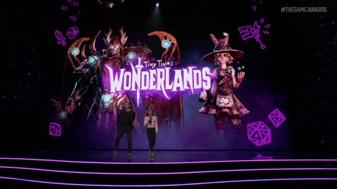 THE GAME AWARDS 2021 Will Arnett and Ashly Burch Present the Trailer for Tiny Tina's Wonderlands