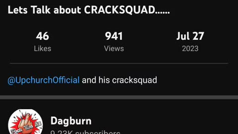 Johnny Gobble live let's talk about Cracksquad