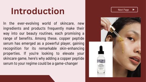 Top 5 Benefits of Using Copper Peptide Serum in Your Skincare Regime