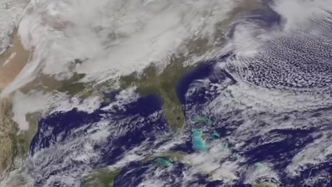 GOES Animation of January Blizzard 2016