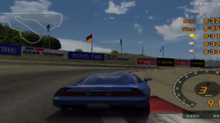 Gran Turismo 3 - License Test IB-8 Gameplay(AetherSX2 HD)