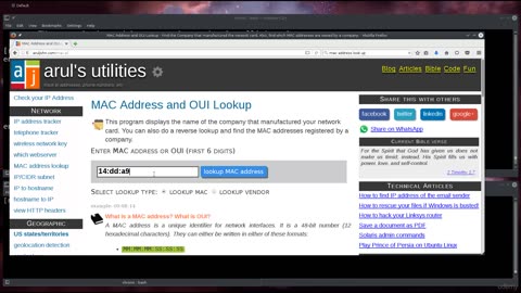 CH-4 Wireless , 037 Changing your mac address