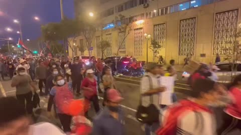 At least 20 injured as protesters and police clash in Peru