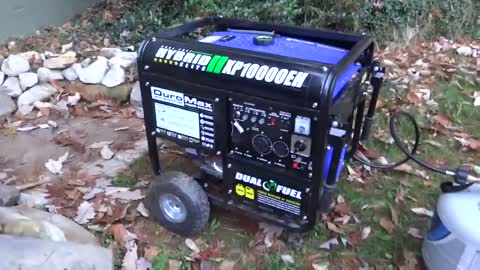 DuroMax XP10000EH Generator + Conntek Power Cord + Conntek Power box + Reliance Power Return Alert