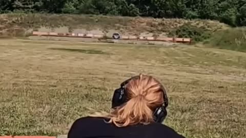 Immense recoil on this .308!! #firearms #range #gunasmr #Gunfire