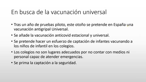 Vacunas Gripe Vacunación Universal