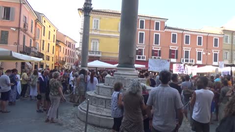 31-07-2021 - RAVENNA NO GREEN PASS - Parte 3 - 00020 - Piazza del Popolo