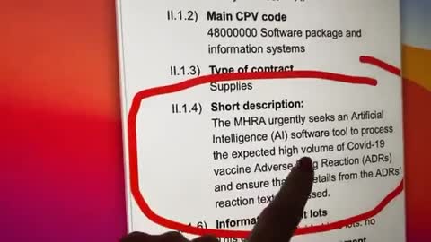 Nurse explains contents as listed on CV19 packaging