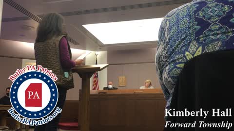 Butler County Commissioners Meeting - Public Comments Kim Hall 102721