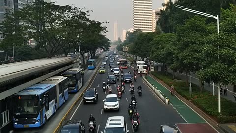 Jakarta in the morning