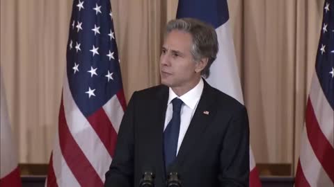 Secretary Blinken and Vice President Harris host a State luncheon honoring French President Macron