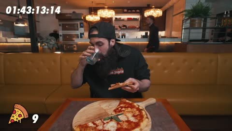 TRYING TO BEAT THE SLICE RECORD AT GORDON RAMSAY'S BOTTOMLESS PIZZA RESTAURANT! | BeardMeatsFood