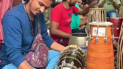 Drummer (Traditional Dholki) Sweet Sound In India. If u like it? Press Like Button