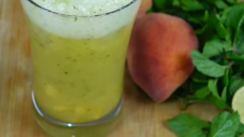 Peach Mint Margarita Drinks-Quick and easy Recipe