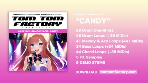 【K-Pop Idol Sample Pack - CANDY】 (TWICE, NiziU, ITZY, Girls' Generation, etc)