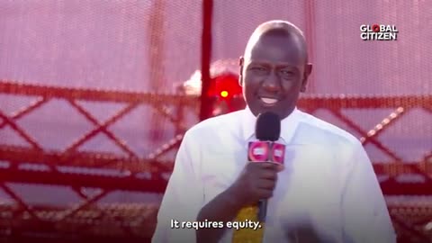 Kenyan President William Samoei Ruto climate change and financing at, Paris, France.