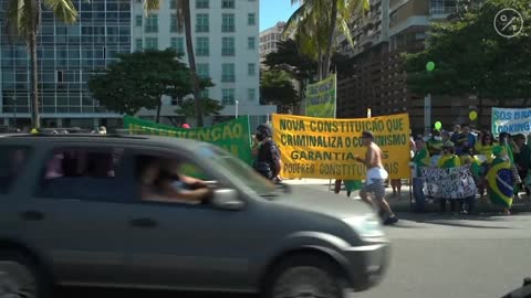 Pro-Bolsonaro Supporters Protest After Brazil Top Court Backs Fake News Investigation