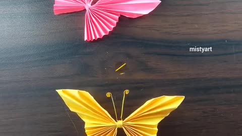 Paper butterfly making #shorts