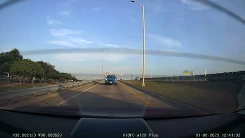 SUV Crashes Into Construction Cones While Trying to Exit Highway-Crazy Dash Cam Scenes