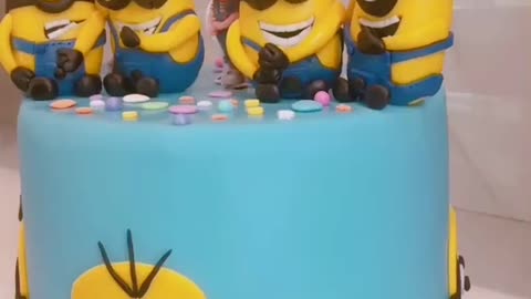 Cake design minions #1