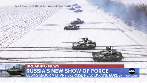 Russia holds military drills along Ukraine border