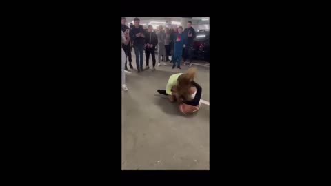 Girl Fight in Parking Lot