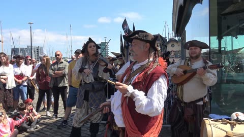 Stories and music . Ocean City Pirate weekend 2022 The Barbican Plymouth.