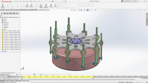 Cylindrical Groove Cam Design in SOLIDWORKS