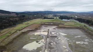 DJI Mini2 Drone Flying Over Rock Pit