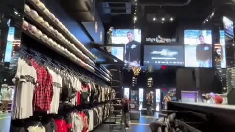 Sports clothing store