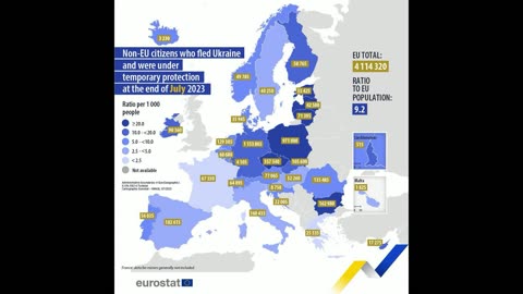 The European Union has already accepted more than 10 million Ukrainian refugees