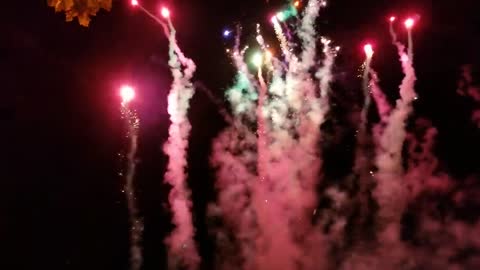 Coconino High School Bonfire Fireworks