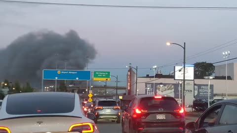 Huge Fire in Richmond/Vancouver, Canada on June 20, 2024 at 9:30pm