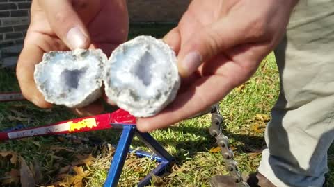 Little White Quartz Geode