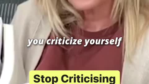 Mel Robbins | Criticizing yourself