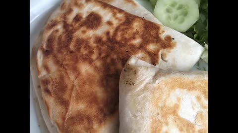 chicken cheese quesadillas | Chicken cheese wrap #shortsviral