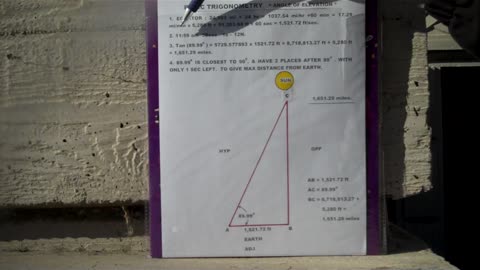 The SUN: 1,651.29 miles EXACT above Equator. Exact Distance of SUN above Earth. Flat Earth