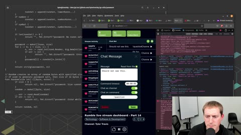Rumble live stream dashboard - Part 14