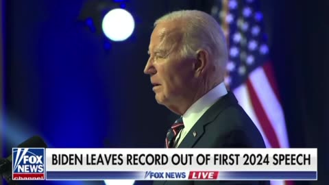 Biden mentioned Donald Trump in his speech 44 times