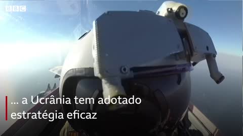 Guerra na Ucrânia: o piloto que 'caça' mísseis russos