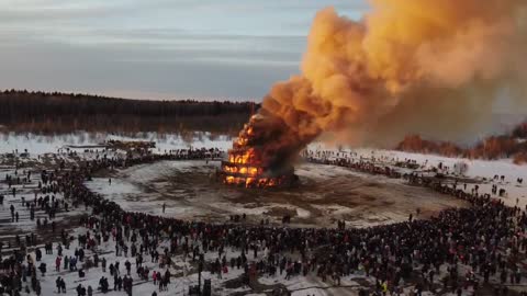 Tower of Babel is Burned in Russia