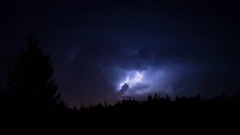 Heavy Thunderstorm Sounds Relaxing Rain, Thunder & Lightning Ambience for Sleep, Meditation & Study