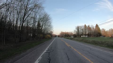 Driving Around Thru 04-23-2022 4K Back PA Pennsylvania Route 191 Lake Ariel Wayne County (5)