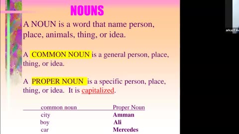 parts of speech / Nouns class C3