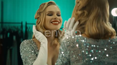 Expressive Women Preparing For Performance in Dressing Room💄💄