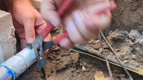 Adding faucet to sprinkler system.