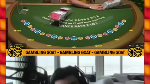 TrainwrecksTV Roasting Chat While Playing High Stake BlackJack #shorts