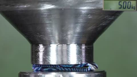 How Strong Is Tungsten Ring? Hydraulic Press Test!-17