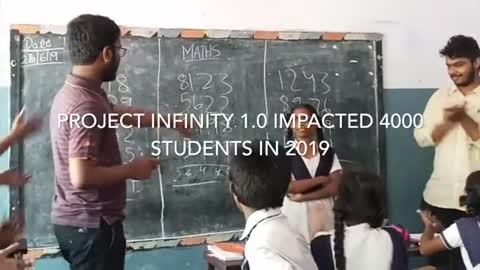 Project Infinity 1.0 - Arithmetic Literacy in Govt. Schools - Exploring Infinities